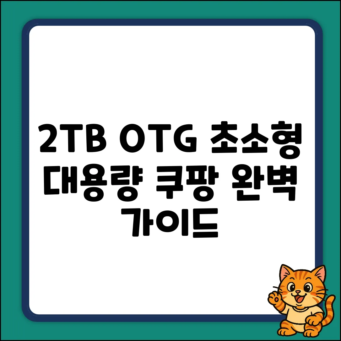 2TB Type-C OTG 플래시 드라이브 완벽 가이드
