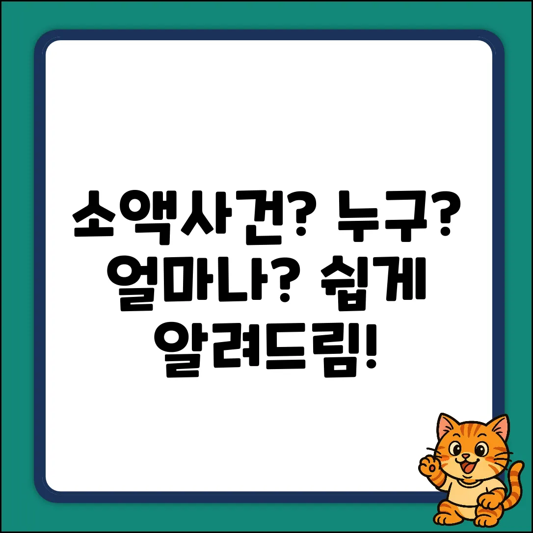 소액사건심판, 대상이 궁금하세요?