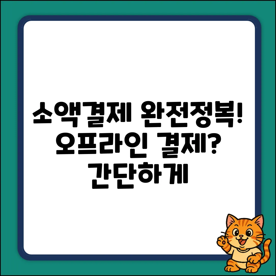 소액결제, 오프라인에서 이렇게 쉽게?