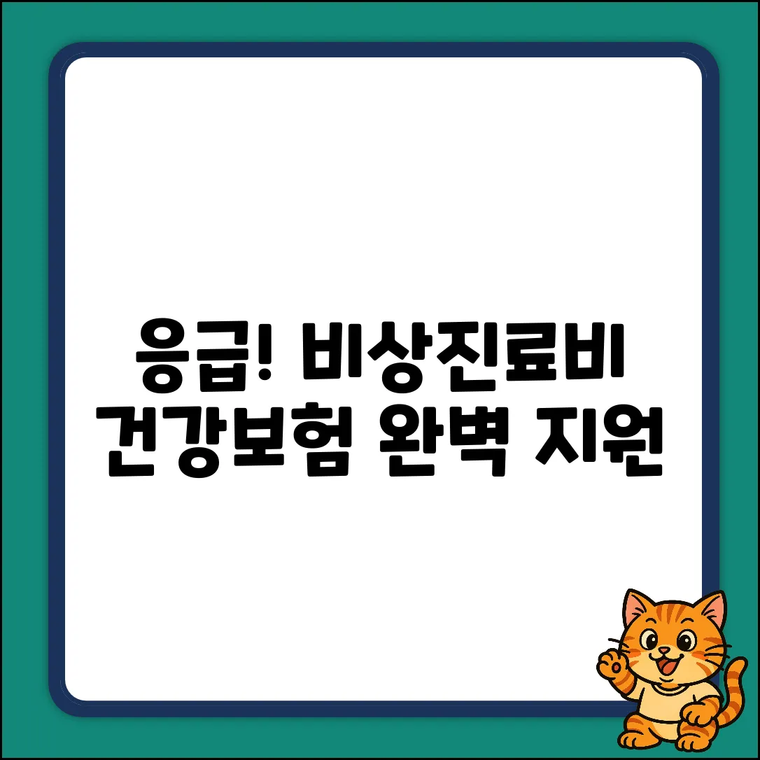 비상진료 건강보험 지원 완벽 가이드