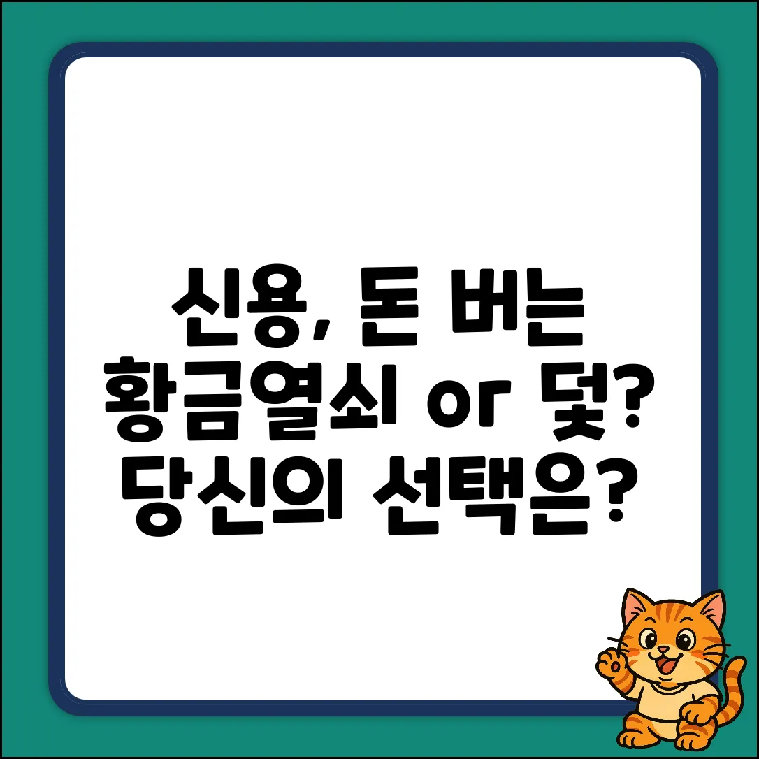 💰경제생활, 신용이 당신을 좌우한다?