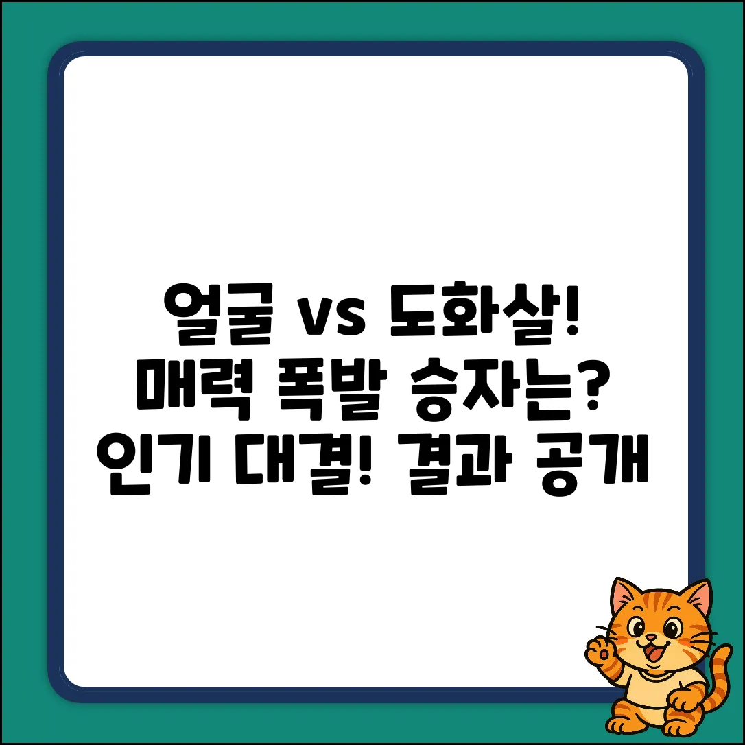 얼굴 vs 도화살 매력대결! 누가 더 인기?