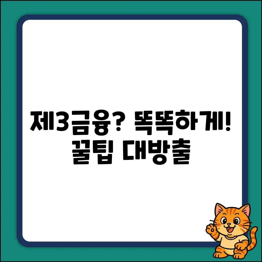 제3금융 쉽게 이해하고 똑똑하게 활용!