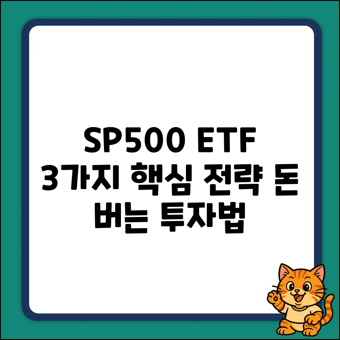SP500ETF 투자, 3가지 핵심 전략